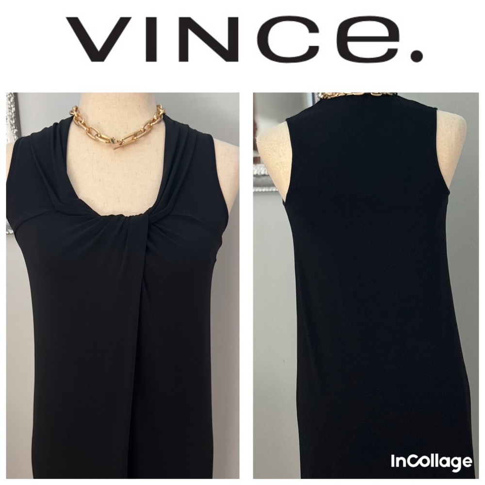 Vince Twist Scoop Neck Shift